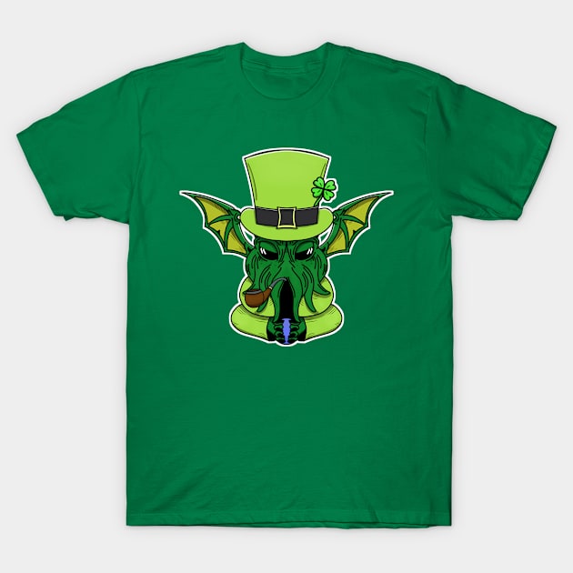 Saint Patrick's Cthulhu T-Shirt by thearkhive